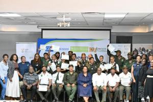 Graduates celebrate completion of the training