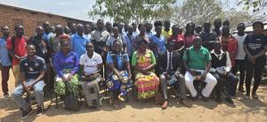 Group picture of GER in Immunization community change agents in Thundiwike, Mzimba North
