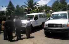 02 WHO handing over the two vehicles to MoH