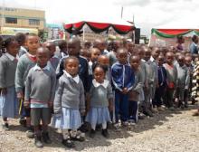 05 Children from Ncooro Academy entertain guests with songs on immunisation