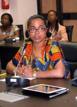 01 Dr Djamila CABRAL, Representant de l OMS au Burkina au lancement de la Journee