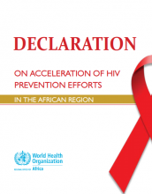 Declaration On Acceleration Of HIV Prevention Efforts In The African ...