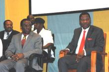 DR LUIS SAMBO AND H E YAYI BONI PRESIDENT OF REPUBLIC OF BENIN