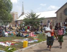 Visit to the Internally Displaced People's site