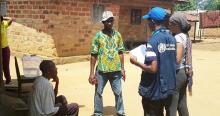 Des visites de contrôle porte à porte sont organisées à Koropara au sud de la Guinée où 2 cas de maladie à virus Ebola ont été confirmés.