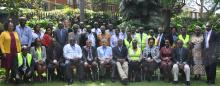 International Certification Team for Guinea Worm in a group picture in Nairobi
