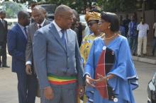 Docteur Moeti accueillie par monsieur le Maire de Brazzaville
