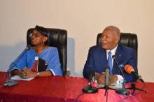 Docteur Moeti et le Président de l'Assemblée Nationale du Congo