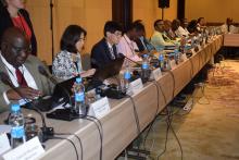 Representatives from WHO AFRO And SEAR participating in the Global conference held on 21-22 March 2018 in Mauritius 