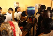 Demonstration of chemical free water filters for safe drinking water