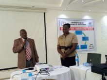 Dr Mutebi addressing the participants