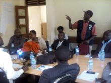 Training of Risk Communications and community engagement teams by WHO