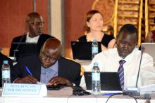 Delegates from South Sudan are among the participants in the cross-border meeting 