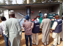 Incinerator donated by WHO to Bauchi State MoH installed at Bayara General Hospital ii
