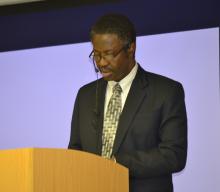 WHO Country Representative, Dr Charles Sagoe-Moses