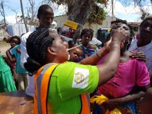 Cholera vaccination in Beira, Mozambique