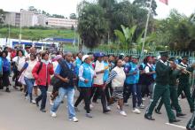 A march around Mbabane city to mark the World Health Day commemoration