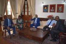 Courtesy visit of the UNCT Retreat members to the President of Seychelles on 16 April 2019 
