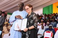 USAID Boss Certificated for their support in the Malaria Elimination Campaign