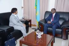 WR/Rwanda discussing with Minister of Foreign Affairs and Cooperation