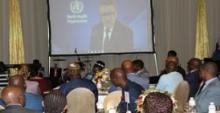 Dr Tedros (WHO Director General) addressed the gathering through a video message