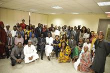 Group photo of Functional Review Team with WHO Nigeria staff