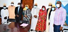 Photo de famille Ministère de la Santé et OMS Comores à la Journée mondiale de lutte contre le paludisme aux Comores