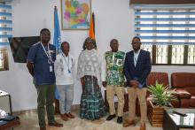 L'équipe des experts dépêchée par AFRO, en visite au bureau pays OMS Côte d'Ivoire