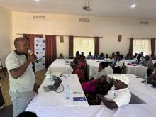 A sensitization meeting on Ebola survivors