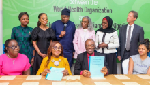 Signing ceremony launching the commencement of ADHFP between WHO and PSHAN in Lagos state.jpg