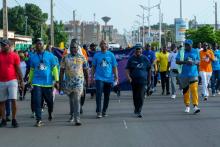 6 Kilomètres de marche sportive “Walk the Talk” à Parakou  Plus 500 personnes ont relevé le défi en faveur de la santé