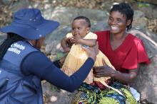 “I feel relieved that she has my baby has received 5 vaccines in the comfort of our home today, this has me at ease, knowing she is safe from these diseases.” - Mercy