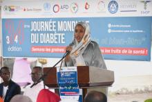 Intervention de la coordinatrice de l'ONG Santé Diabète aux Comores