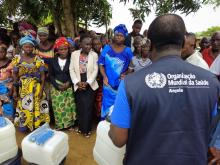 WHO Angola Participates in High-Level Cholera Response Mission in Bengo