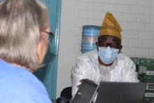 Séance de travail des experts d'AFRO et du bureau pays OMS