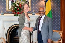 WHO Representative discussed national health priorities with His Excellency, the President of the Republic of Mauritius 