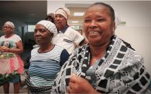 Elderly people at the Health Delegation in Assomada