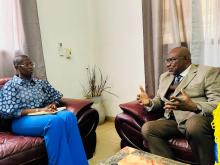 Echange entre le Ministre et la Représentante de l'OMS