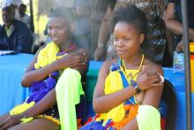 The first girls to receive the HPV vaccine after the Ministry of Health opened the age bracket  for girls 15-20 years old  