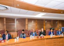 WHO Botswana delegation with the former WHO Regional Director during her visit