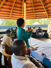 Community engagement at the kgotla