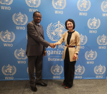 Dr. Fabian Ndezako and Ms. Wenyan Yang