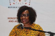 FAO Country Representative, Mrs Carla Mucavi