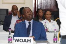 World Health Organisation on Animal Health  (WOAH) Sub-Regional Representative for  Southern Africa, Dr. Moetapele Letshwenyo