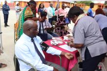 WHO Namibia Representative, Dr. Richard Banda