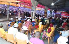 Une partie de l'assistance