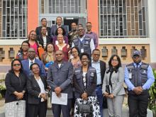 Photos de groupe avec l'équipe du ministère de la Santé