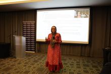 Ms Shenaaz El-Halabi, WHO Representative in South Africa delivers concluding remarks