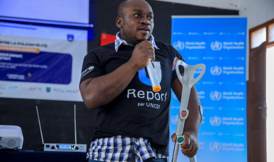 Poliomyélite : À Goma dans l'est de la RDC, une caravane motorisée va à la rencontre des communautés 