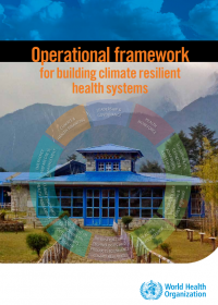 Overview  This document presents the World Health Organization (WHO) Operational framework for building climate resilient health systems. The framework responds to the demand from Member States and partners for guidance on how the health sector and its operational basis in health systems can systematically and effectively address the challenges increasingly presented by climate variability and change. This framework has been designed in light of the increasing evidence of climate change and its associated h